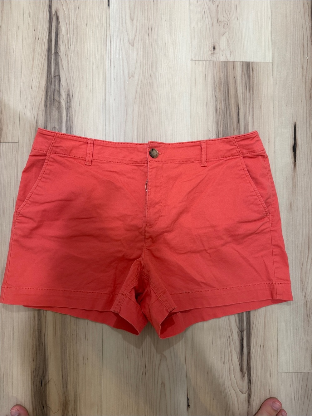 LOFT The Washed Twill Shorts